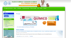 Desktop Screenshot of colegioquimicos.com